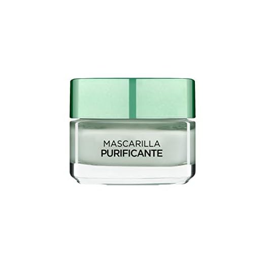 L'Oreal Paris Arcillas Puras Mascarilla Purificante, Tono: Verde, Total: 50 ml