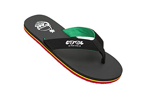 COOL shoe corp. Zinc, Chanclas Hombre, Rasta, 43.5 EU Estrecho