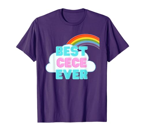 Cece - Best Cece Ever - Rainbow Cute Girl Cece T-Shirt
