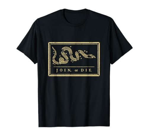 Join Or Die American History Shirt 1754 Thirteen Colonies T-Shirt