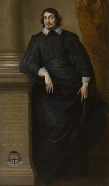 Reproducción de lienzo de alta fidelidad cuadro clásico Caesar Alexander Scaglia Van Dyck 60x90cm