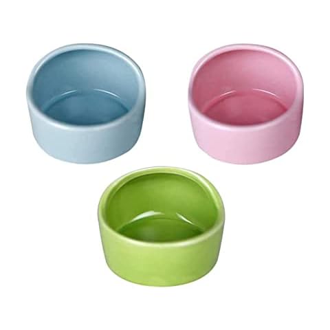 Anti-Biss Keramik Futterschalen Hamster Keramik Futterschalen Keramische Hamster Futternapf Keramik Futternäpfe Keramik Napf für Haustiere für Meerschweinchen-Hamster-Chinchilla-Haustiere Cover