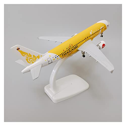 Maqueta de avión Airbus A320 de 20cm de metal resistente para evitar roturas en vitrinas 4
