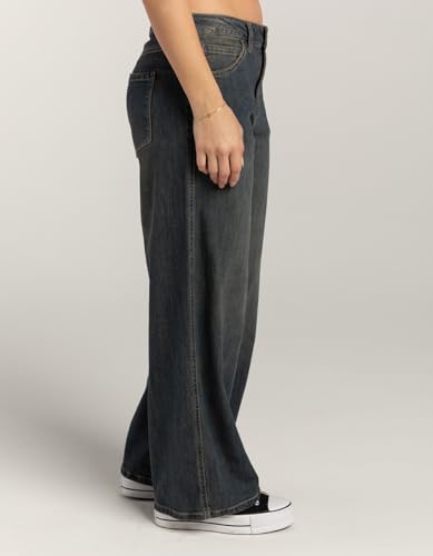 Tinted Wide Leg Jeans for Low Rise Slouch