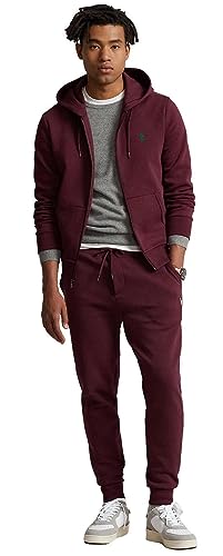 POLO RALPH LAUREN Double Knit Tech Fleece Hoodie - XXL - HrvrdWine3