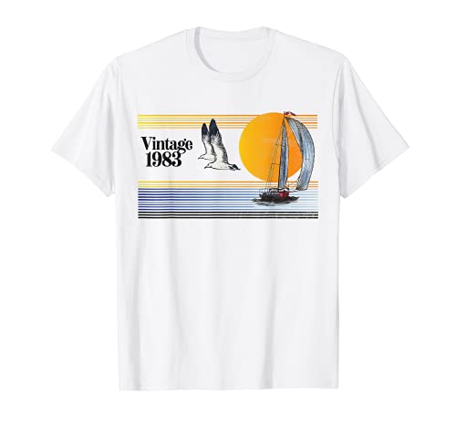 38th Birthday 1983 38 Years Old Vintage Retro Classic Best Maglietta