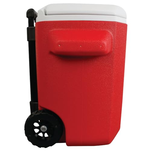 Caixa Térmica com Rodas 15,1L Vermelho Coleman