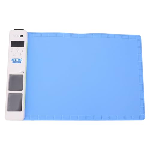 Almohadilla calefactora con distribución uniforme de calor para reparar cristal de tabletas