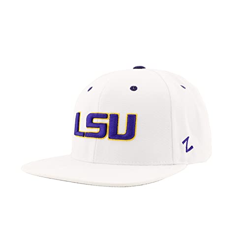 LSU Tigers NCAA Officially Licensed Snapback Hat Flat Brim Z11 Alternate