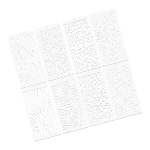 Art Stencil Set Precisions Engineered PET Template Precisions Cut for Creative Wallpaper Fabric and Canvas Use Template for Drawing