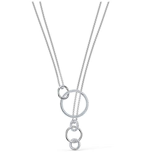 Preisvergleich Produktbild Swarovski Halskette 5512604 Stone, weiß, rhodiniert