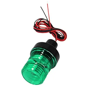 MERISHOPP Waterproof Boat Pontoon Marine LED Navigation 12V/24V Green 360 Light Lamp Parts & Accessories | Boat Parts | Electrical & Lighting