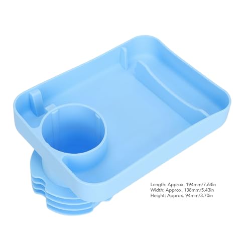 Image of Car Seat Tray for Kids, Car Tray Thickened Silicone Cup Holder Tray Car Seat Attachable Storage Organizers Car Seat Snack Tray Car Seat Cup Holder Tray Car Seat Tray for Snacks Toys Books Travel