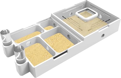 Comodo sistema di irrigazione: la torre di stoccaggio dell'acqua in vetro inclusa consente di innaffiare le formiche dall'esterno. Può mantenere le formiche idratate per circa una settimana, eliminando la necessità di frequenti ricariche e rendendo la gestione delle formiche senza problemi.