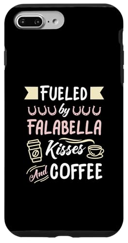 Installazione facile Custodia per iPhone 7 Plus/8 Plus Alimentato da Falabella Kisses And Coffee Cute Pony