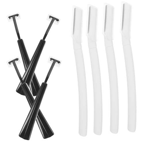 BESTYASH Elegant Eyebrow Razor Kit 4 Sets of Brow Shaver for Women Dermaplaning Tool Facial Razor Beauty Tool