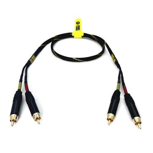 Image of Sonic Plumber Stereo Pair RCA Cable with Cable Tie (1meter / 3.28ft)
