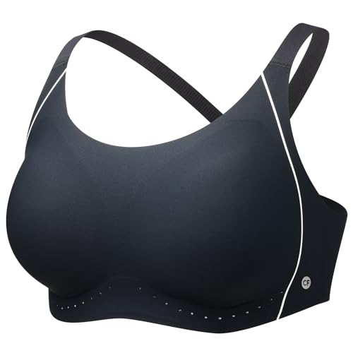 COMFELIE Sports Bras for Women, Criss-Cross Back Padded Workout Bras for Yoga Gym Workout Fitness