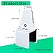 Vandebiao Adjustable Desk Clamp Mounts - 2 Pack Sneeze Guard & Privacy Panel Brackets for Office Partitions, Workstation Dividers, and Desk Accessories Installation (White)