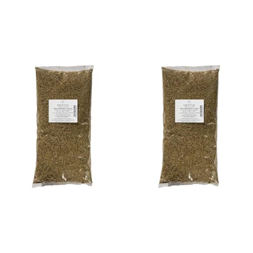 Hestia Herbs Origan grec séché 500 g, sans allergènes - Végétalien - Sans OGM (Lot de 2)
