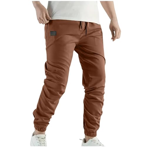 Cargo Joggers Pants for Men Outdoor Stretch Chino Breathable Sweatpants Vintage Hiking Trousers Going Out Vacation - Main Image