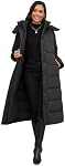 Another Choice Manteau avec Hotte amovible pour femme, Veste d'hiver pour femmes en manteau long