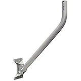 Winegard DS-2416 Universal Antenna Mount for Outdoor TV Antennas, Small Satellite Dishes, and Internet Dishes, 28' Corrosion-Resistant Pipe and Foot, 4-Pack, Grey