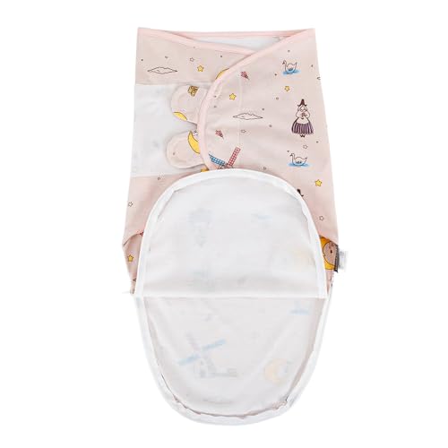 Image of HOUSBAY Baby Swaddle Blanket Boy Girl,Super Soft Material Newborn Adjustable Swaddles 2-Way Zipper Sleep Sack 1 Pack 0-3Months(Fairytale)