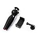 Polarduck Mini Tripod, Mini Phone Tripod Stand, Mini Tripod for iPhone/Compact DLSR/Samsung/Android Cellphone/Webcam/Projector with Universal Phone Mount & GoPro Mount, Fully Adjustable Angle Rotation