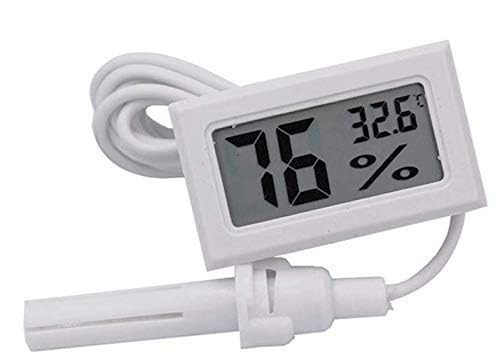 EUROLAB Mini Thermo-Hygrometer Thermometer Hygrometer LCD Digital Temperature Humidity Moisture Meter Tester With External Outside Probe Sensor (B09RPHH21S) Amazon Price History, Amazon Price Tracker
