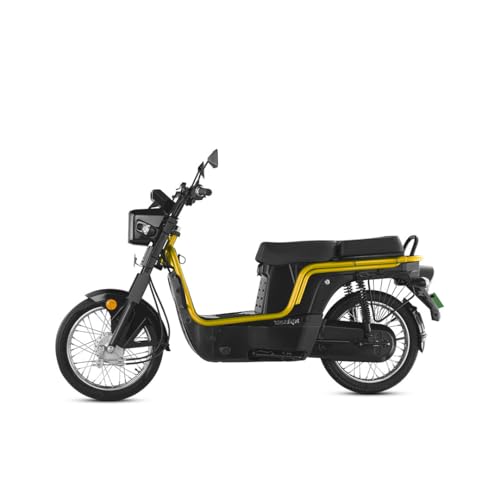 Image of E-Luna X3 Plus High Speed Electric Scooter with charger - Pearl Yellow - Ex-Showroom
