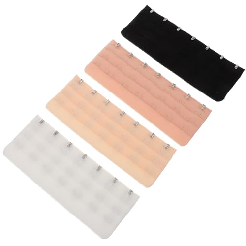 Adorainbow Extensores de Sujetador 3 Rangos 7 Ganchos de Acero Inoxidable, Alargador de Corsetería para Mujer, Ajustable y Transpirable, Colores, Accesorios para Lencería Cómoda