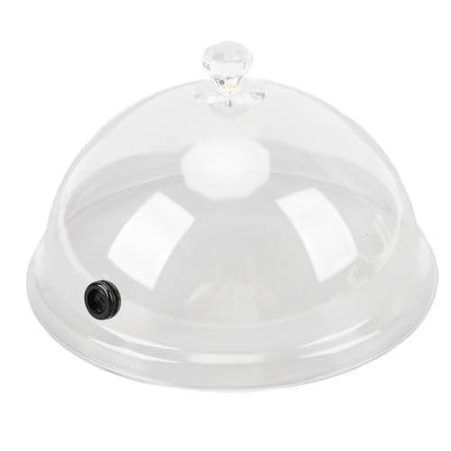 Smoking Cloche Dome Lid, Transparent Display Cover for Food or Drink Smoking with Cold Smoke Generator, for Plates Bowls Glasses, Suitable for Restaurant, Bar, (M(59cm / 23.2in
