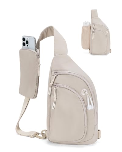 Image of Sling Bag Nylon Crossbody Bags for Women with Anti-theft RFID Blocking Pocket Cross Body Purse Adjustable Shoulder Strap