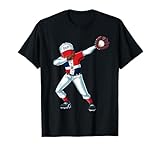 Baseball Dabbing Dominican Republic Player Catcher Pitcher T-Shirt