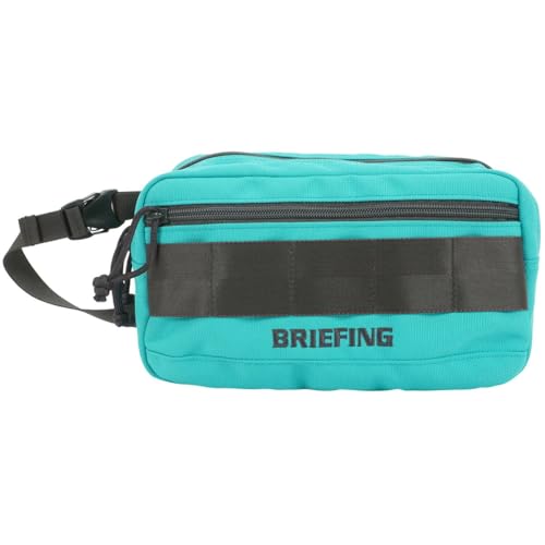 [ブリーフィング] GOLF TURF DOUBLE ZIP POUCH ECO CANVAS CR ポーチ BRG231G93 MINTBLUE