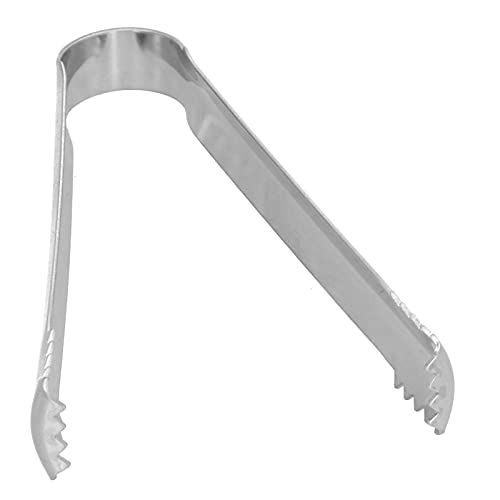 Sugar Tong,Stainless Steel Ice Clip Mini Appetizer Tongs Metal Serving Ice Sugar Dessert Tiny Tong Kitchen Utensils