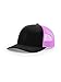 Richardson Low Profile Trucker Cap M/L Black/ Neon Pink