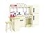 Playtime by Eimmie 18 Inch Doll Furniture Kitchen Set – Wooden Playset with Refrigerator & Cooking Accessories, Fits American, Generation, My Life & Similar 14”-18” Dolls