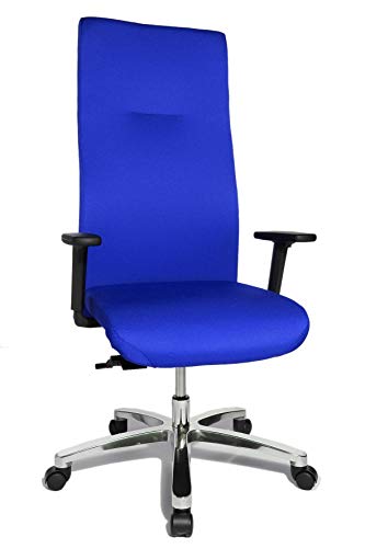 TOPSTAR Drehstuhl Big Star bis 150kg Körpergewicht, blau LEHNENHÖHE 80 cm