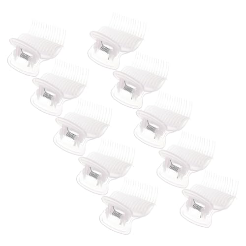 FOMIYES 10pcs Hot Roller Clips for Hair Rollers Securing Pins Hair Curlers Sturdy Abs Material Safe Efficient