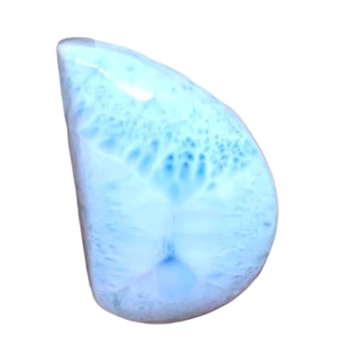 Larimar naturel cabochon 29x19x8mm pour création de bijoux de lithothérapie