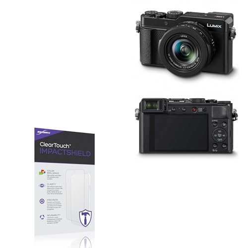 BoxWave Screen Protector Compatible With Panasonic Lumix LX100 II (DC-LX100M2) - ClearTouch ImpactShield (2-Pack), Impenetrable Screen Protector Flexible Film