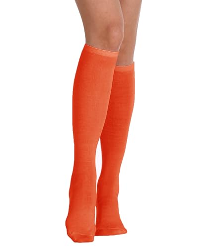 Image of Striped Knee High Socks for Women Outdoor Sport Athletic Stripe Casual Tube Socks