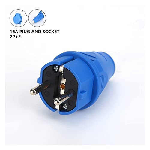 Douille de plug industriel 16A 2P+E spécifications européennes 202N durable