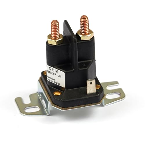 Briggs & Stratton 691656 Starter Solenoid Replaces 691656 555375GS 790951 , Black , 3.15 Inch