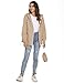 TCOT Women's Waterproof Rain Jacket Lightweight Hooded Raincoats Travel Jackets Outdoor Packable Windbreaker Khaki M