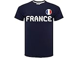 Frankreich, offizielles Fußballtrikot 2020, Tifosi-Trikot, neutrales Modell, Material: 100 % Polyester, Unisex, Größen für Kinder/Erwachsene, offizielles Lizenzprodukt., blau, 6 Jahre