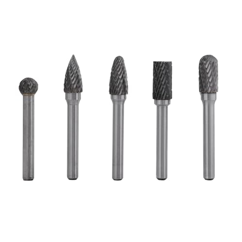 Juego de fresas de carburo SUNGOOYUE 5 piezas 6mm vástago miniatura 6