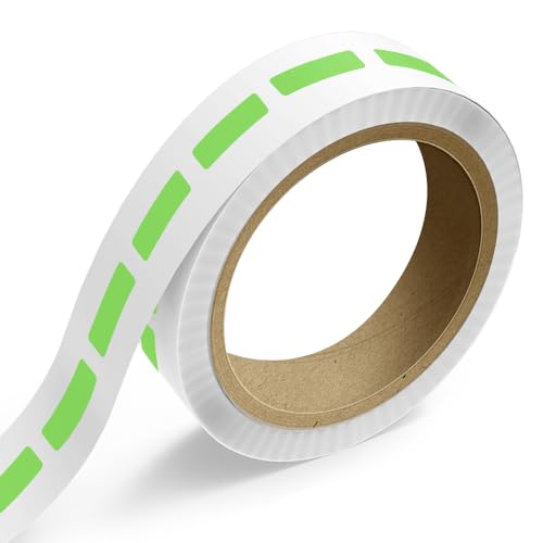 LabelsNstickers Custom Printed Standard Label Rolls - Rectangle - 3/4 x 2 1/2 - Neon Green - 125 Labels/Roll